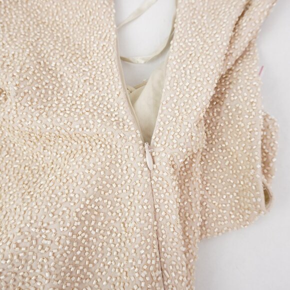 NWT Staud Women's Le Sable Beaded Mini Dress in Seed Shop Floral Size Medium - Picture 6 of 10